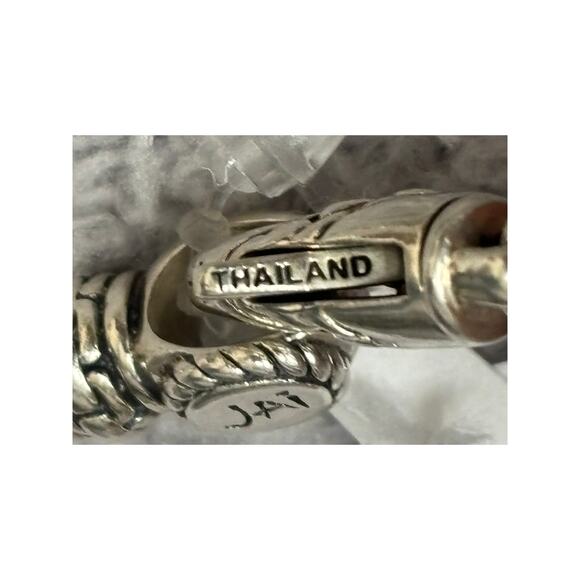 JAI John Hardy Sterling Silver Peridot Station Bracelet 7.5" #63866 - Picture 7 of 9